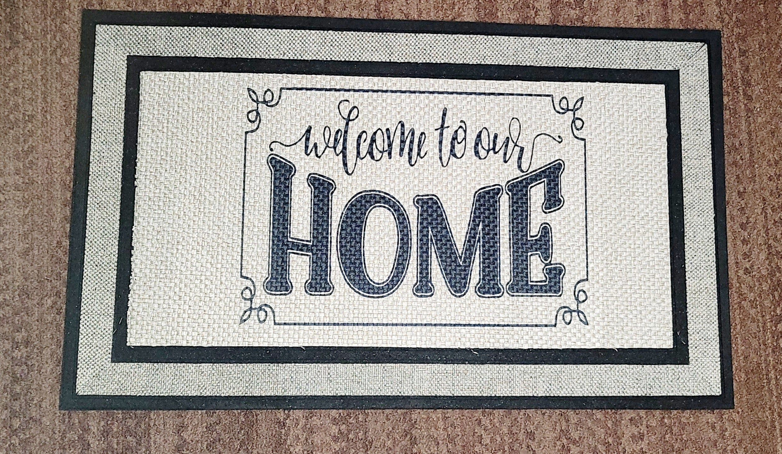 Welcome To Our Home Doormat